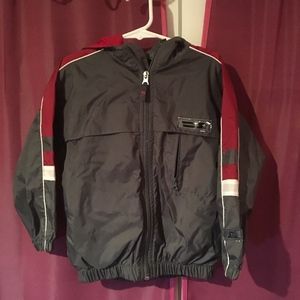 BOYS Windbreaker Zip-Up Jacket with Hood